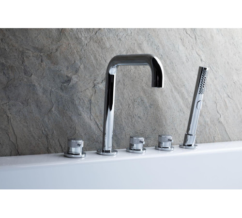 Смеситель на борт ванны Allen Brau Priority 5.31007-00 (с внутренней частью) хром