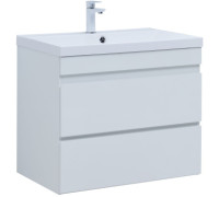 Тумба под раковину Aquanet Нота New 75 белый глянец