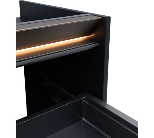 Тумба под раковину Allen Brau Activity 90 1.34013.AM антрацит матовый/олива браш