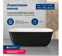 Акриловая ванна Aquanet Family Fine 170x78 95778-GW-MB