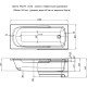 Акриловая ванна Aquanet Extra 160x70