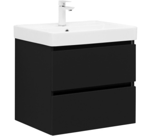 Тумба под раковину Aquanet Вега 2.0 60 черный