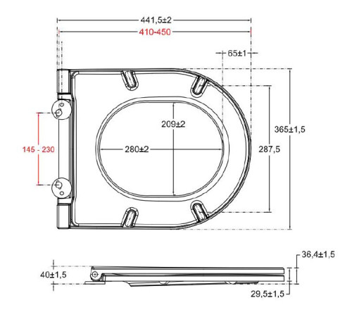 Крышка-сиденье для унитаза Allen Brau Reality 4.32007.20 белый глянец