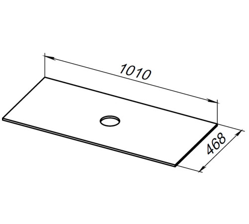 Столешница Allen Brau Fantasy 100 1.11010.B-S бежевый структ