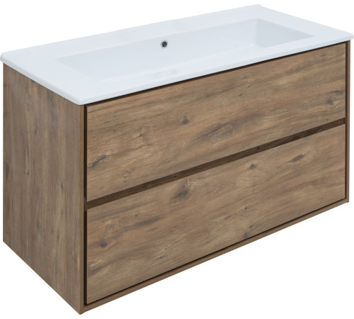 Тумба под раковину Aquanet Милан 105 дуб рустикальный