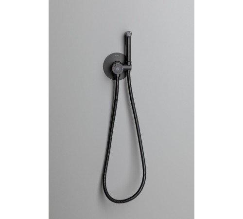 Смеситель с гигиеническим душем Allen Brau Liberty 5.33005-31 (с внутренней частью) черный матовый