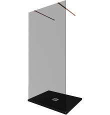 Душевая перегородка Allen Brau Infinity 2 100 3.21042.60.T медь браш