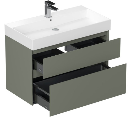 Тумба под раковину Allen Brau Infinity 85 1.210026.CGM олива матовый