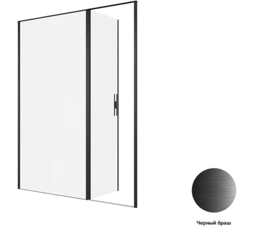 Душевая дверь Allen Brau Priority 160 3.31039.BBA черный браш