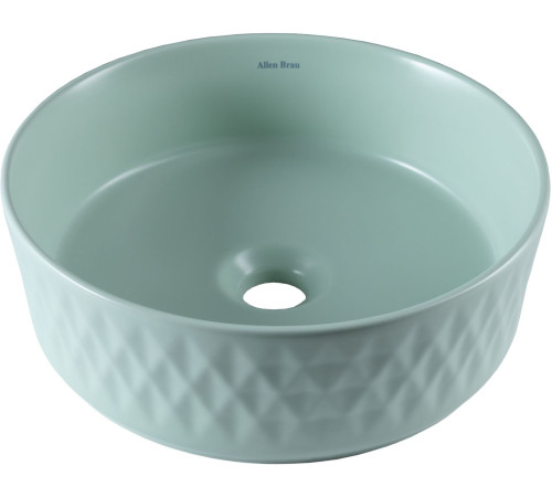 Раковина накладная Allen Brau Fantasy Romb 36 4.11033.MT мятный