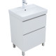 Тумба под раковину Aquanet Вега 60 напольная, белый глянец