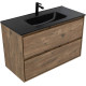 Тумба под раковину Aquanet Милан 100 дуб рустикальный