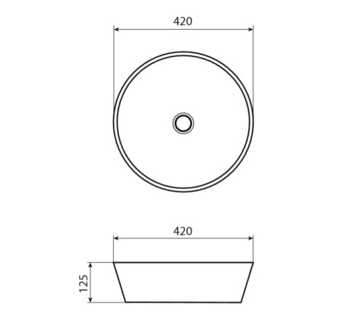 Раковина накладная Allen Brau Liberty 40 4.32002.20 белый глянец