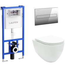 Унитаз с инсталляцией Allen Brau Reality 4.32006.20/8.9466.0.000.000.1 белый глянец