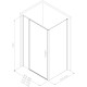 Душевой уголок Allen Brau Priority 140x90 3.31010.00 + 3.31016.00 хром