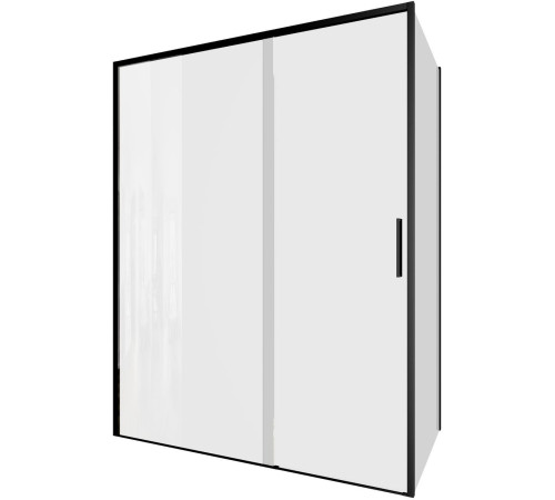 Душевой уголок Aquanet Pleasure Evo 150x100 AE65-150x100-BT профиль черный, прозрачное стекло