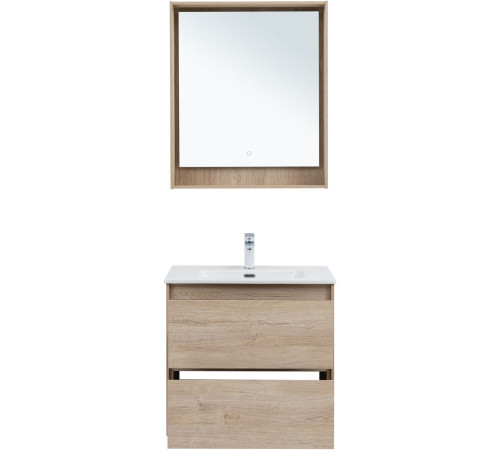 Тумба под раковину Aquanet Милан 70 дуб светлый