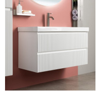 Тумба под раковину Aquanet Альтера 100 белый матовый