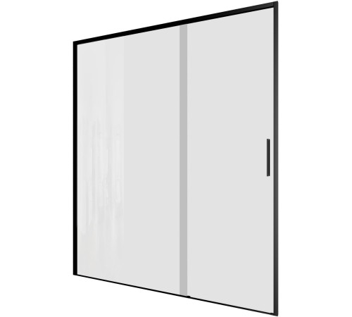 Душевая дверь Aquanet Pleasure Evo 160 AE65-N160-BT профиль черный, прозрачное стекло