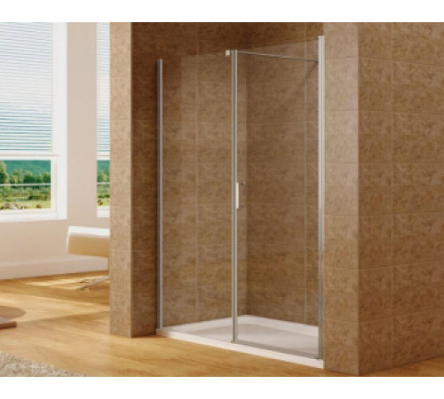 Душевая дверь Aquanet Cinetic 180, прозрачное стекло (AE12-N-90H190U-CT + AE12-F-90H190U-CT)