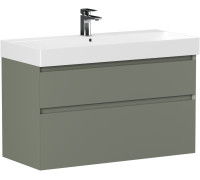 Тумба под раковину Allen Brau Infinity 100 1.210027.CGM олива матовый