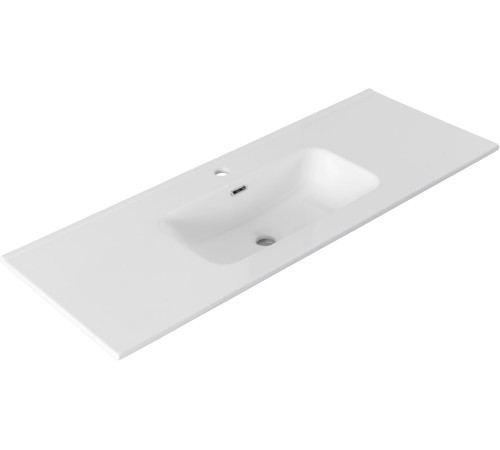 Раковина Aquanet Flat 120 белая матовая