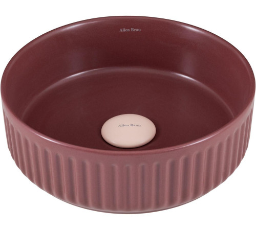 Раковина накладная Allen Brau Fantasy Line 36 4.11032.BD бордо