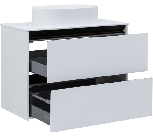 Тумба под раковину Allen Brau Activity 90 1.34005.WM белый матовый/черный браш