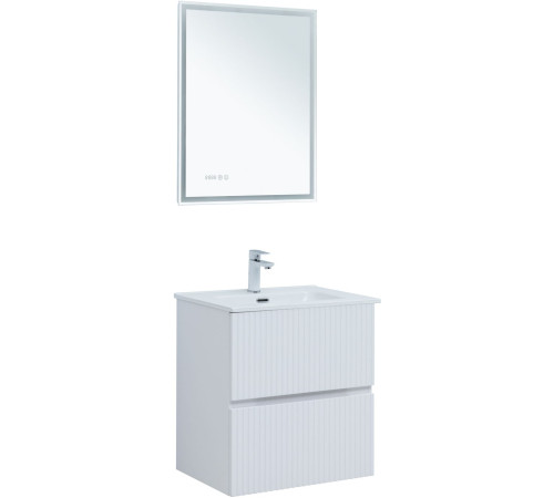 Тумба под раковину Aquanet Джейн 60 белый матовый