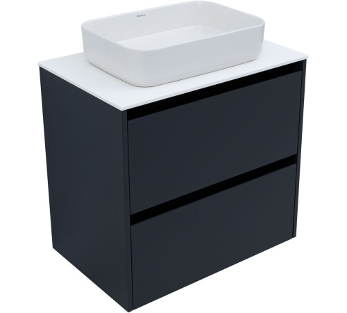 Тумба под раковину Allen Brau Activity 70 1.34003.AM антрацит матовый/черный браш