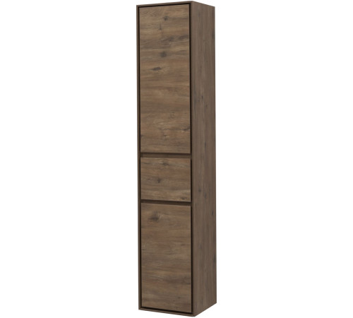 Шкаф-пенал Aquanet Милан 35 дуб рустикальный (с ящиком)