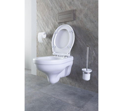 Ершик для унитаза Allen Brau Priority 6.31008-BN белый/никель браш