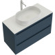 Тумба под раковину Allen Brau Fantasy 80 1.11001.BGM 2.0 синий матовый