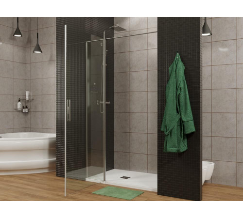 Душевая дверь Allen Brau Priority 90 3.31026.BA серебро браш