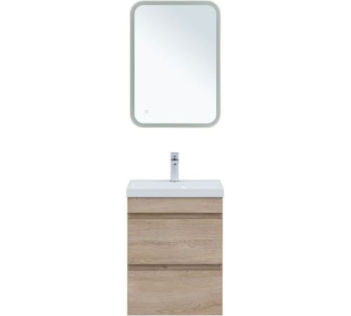 Тумба под раковину Aquanet Нота New 50 дуб светлый