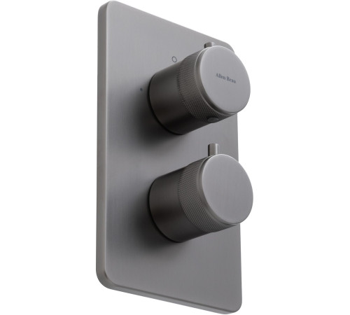 Смеситель для ванны Allen Brau Priority 5.31213-MG (с внутренней частью, 2 выхода) графит браш