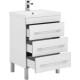 Тумба с раковиной Aquanet Верона 60 белый (напольная 3 ящика)