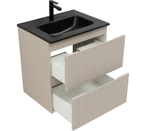 Тумба под раковину Aquanet Джейн (Flat) 60 бежевый