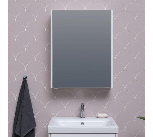 Зеркальный шкаф Aquanet Палермо 60 белый