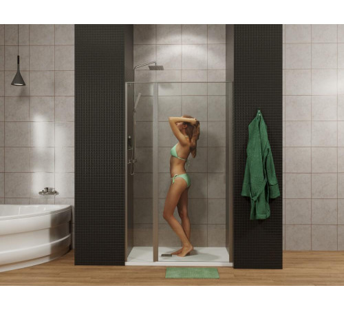 Душевая дверь Allen Brau Priority 120 3.31033.BBA черный браш