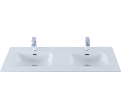 Раковина Aquanet Flat 120 (двойная) белая