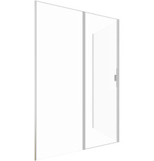 Душевой уголок Allen Brau Priority 140x90 3.31035.BA + 3.31044.BA серебро браш