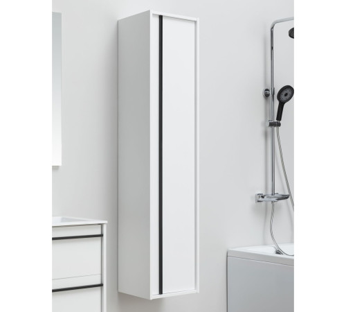 Шкаф-пенал Aquanet Lino 35 белый матовый