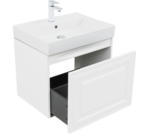 Тумба под раковину Aquanet Агата 60 белый сатин