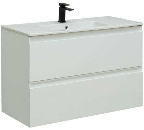 Тумба под раковину Allen Brau Eclipse 100 1.E1003.WM белый матовый