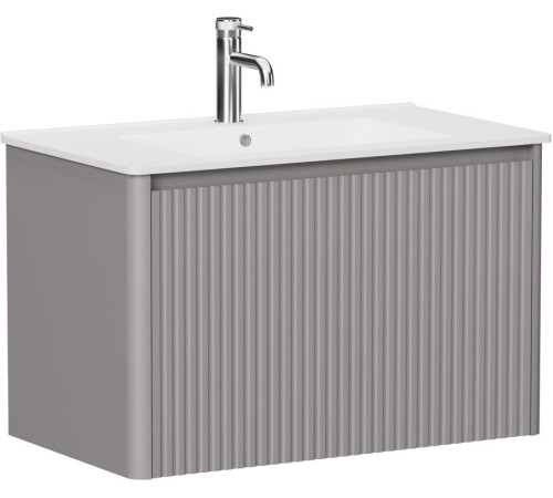 Тумба под раковину Allen Brau Gravity 80 1.370017.PGM платина матовый