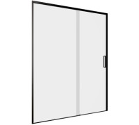 Душевая дверь Aquanet Pleasure Evo 140 AE65-N140-BT профиль черный, прозрачное стекло