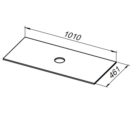 Столешница Allen Brau Reality 100 1.32025.G графит