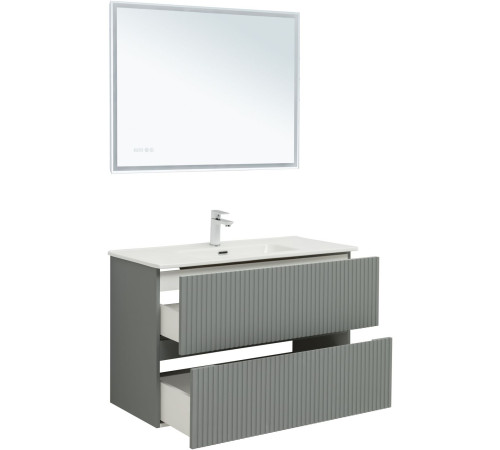 Тумба под раковину Aquanet Джейн 100 мисти грин