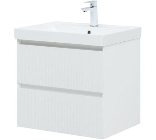 Тумба под раковину Aquanet Альтера 60 белый матовый
